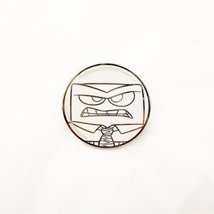 FigPiN Mystery Mini Disney Inside Out 2 White Out Anger Pin
